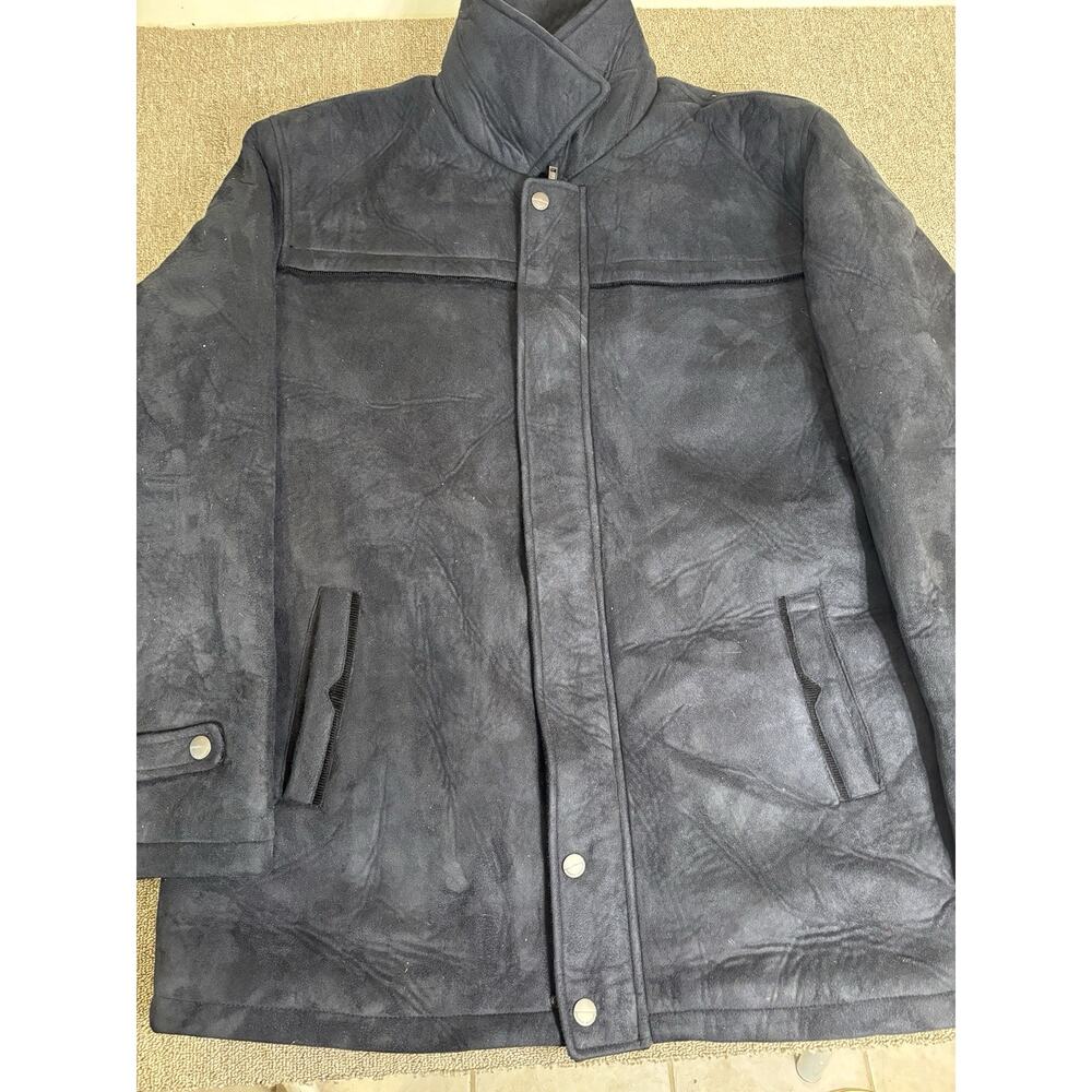 Robert Phillipe Men’s Mictofibre Full Zip Winter Coat 2XL Black